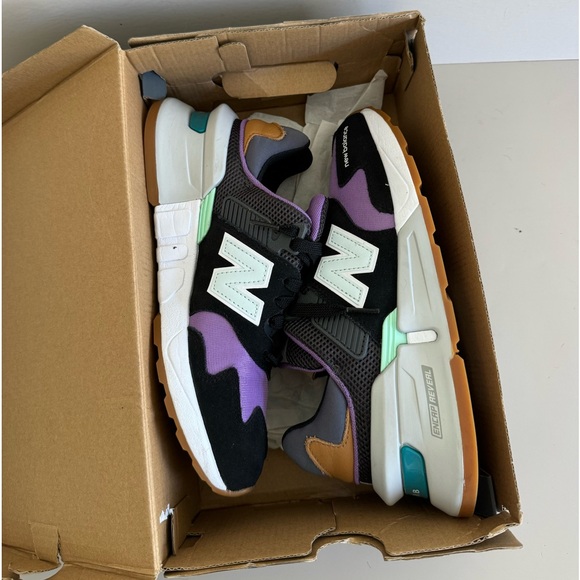 New balance 997 Sport ‘Black neo violet’ sneaker women’s Sz 7.5 - Picture 6 of 12